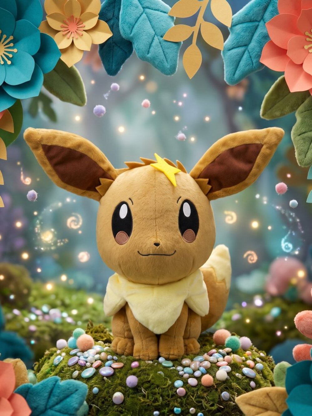 Pokemon Baby Doll Eyes Eevee Jumbo Plush